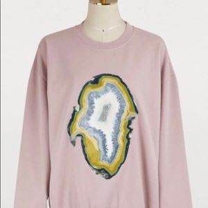 Acne Studios - Printed Sweatshirt Dusty Purple